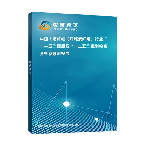 中国人造纤维（纤维素纤维）行业“十一五”回顾及“十二五”规划投资分析及预测报告