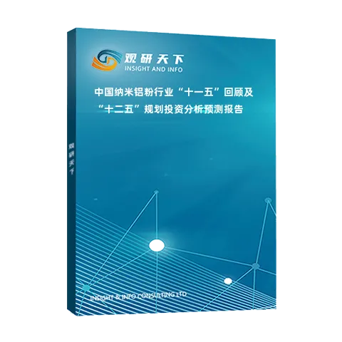 中国纳米铝粉行业“十一五”回顾及“十二五”规划投资分析预测报告